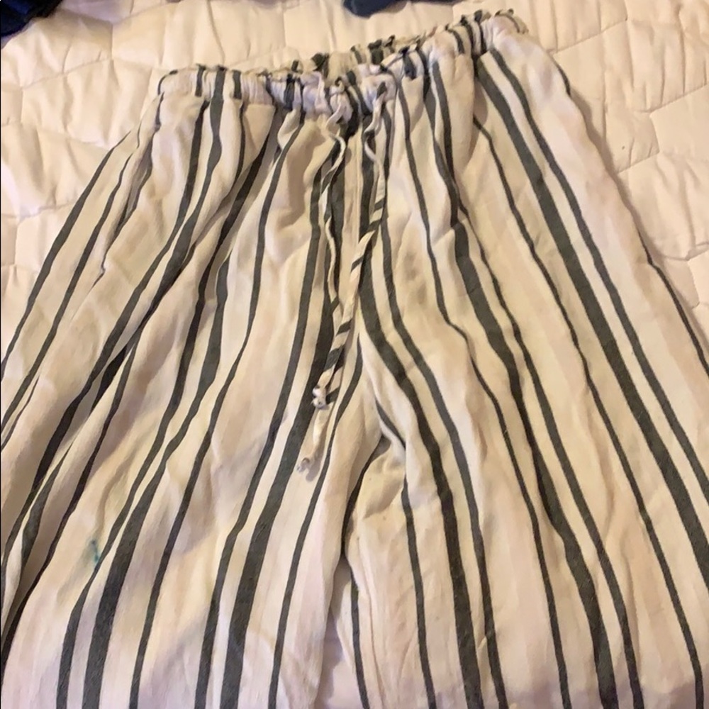 American Eagle striped flowy pants